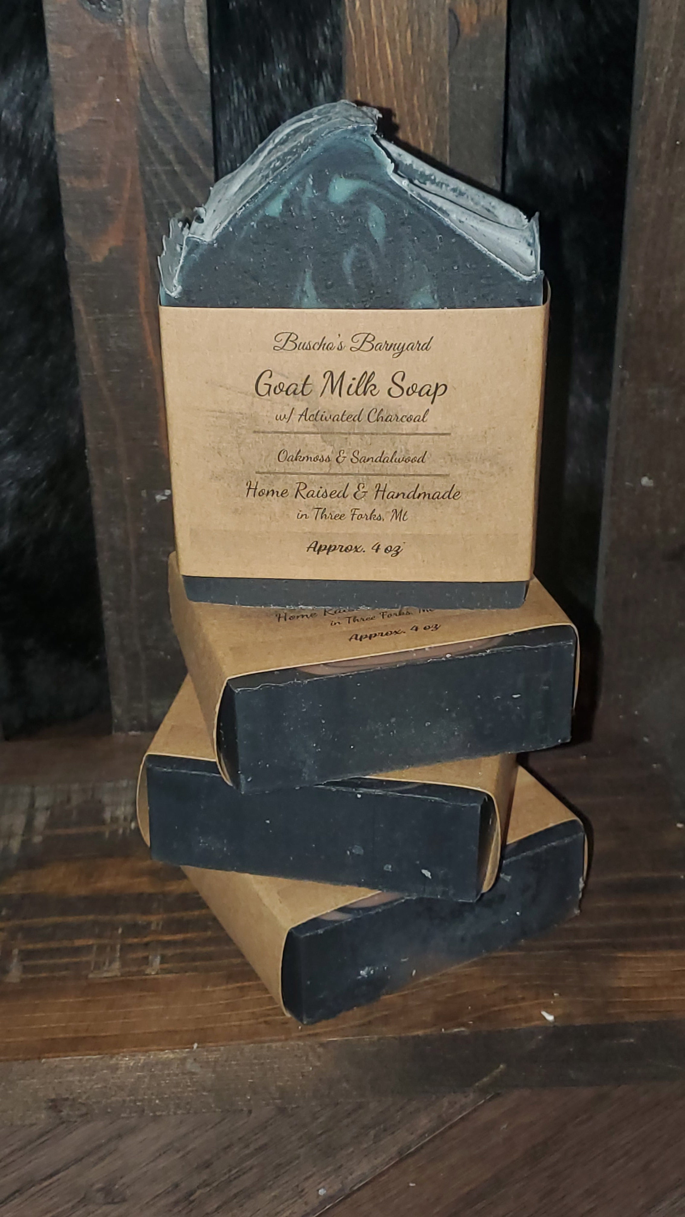 Oakmoss & Sandalwood w/ Activated Charcoal